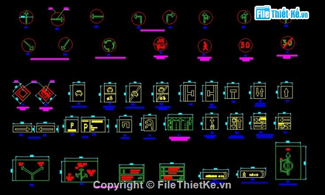 giao thông,bản vẽ giao thông,File cad biển báo,Bản vẽ cad các loại tủ điện,biển báo giao thông,các loại biển báo giao thông